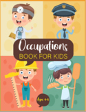 Occupations Coloring Book For Kids Ages 4-8