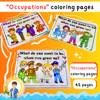 Preview of Color Your Career: Occupation-themed Coloring Pages for All Ages!
