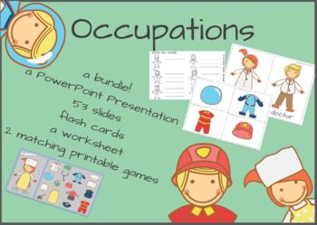 Preview of Occupations. Interactive Bundle!