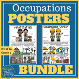 Careers Posters BUNDLE featuring variety of Occupations