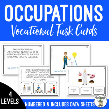 Preview of Occupations Task Cards