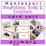 Occupations, Tools, and Locations Card Sort
