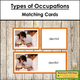 Types of Occupations - Words & Picture Cards (Vocabulary, ESL)