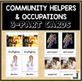 Occupations and Community Helpers Montessori 3-Part Cards