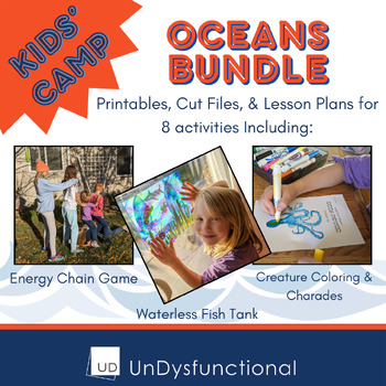 Preview of Ocean Activities Bundle for Kids' Camp, Homeschool, or Classroom