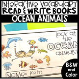 Ocean Activities Interactive Vocabulary Emergent Readers |