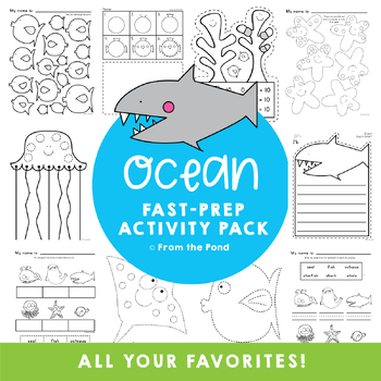 Preview of Ocean Activities and Worksheets
