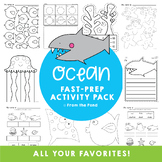 Ocean Activities and Worksheets