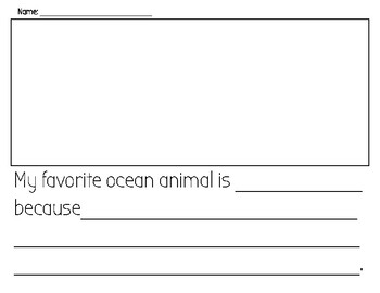 Ocean Activity Worksheets by Emily Lucero | Teachers Pay Teachers