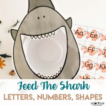 Feed the Shark Alphabet Game for Kids - Toddler Approved