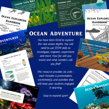 Preview of Ocean Adventurers STEM