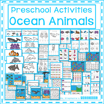 Ocean Animal Activities for the Preschool Classroom by Ms Stephanies ...