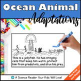 Ocean Animal Adaptations Book Print and Digital