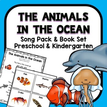 Preview of Ocean Animal Circle Time Song Pack for Preschool and Kindergarten