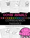 Ocean Animal Comprehension Passages