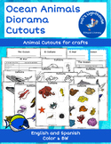 Ocean Animal Cutouts for Crafts, Projects, and Dioramas