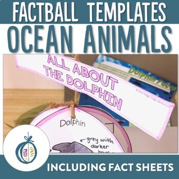 Preview of Ocean Animal Factballs and Fact Sheets