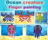 Sea Animal Handprint Painting |  Ocean Animals Craft| Summer Art