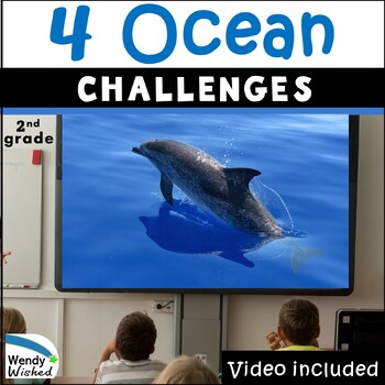 Preview of Ocean Animal Habitat Theme Day Challenges for Room Transformation or Escape Room