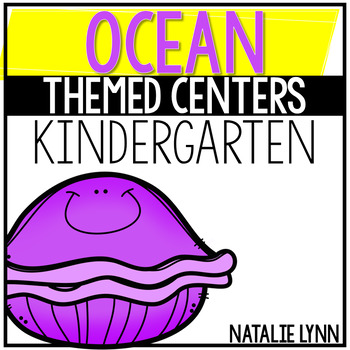 Preview of Ocean Animal Math and Literacy Centers