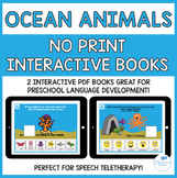 Ocean Animal No Print Interactive Books Special Education
