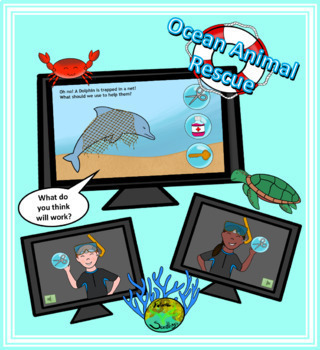 Preview of Ocean Animal Rescue Google Slides™