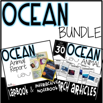 Preview of Ocean Animal Research Bundle