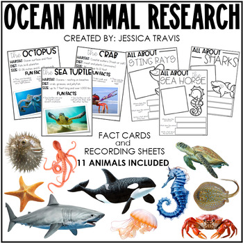 Preview of Ocean Animal Research (K-1)