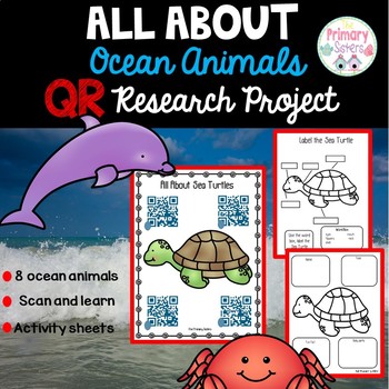 Preview of Ocean Animal Research Project with QR codes