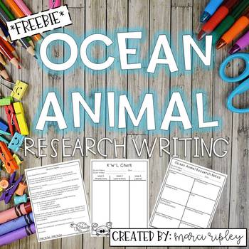 Preview of Ocean Animal Research Project -- Everything you Need!