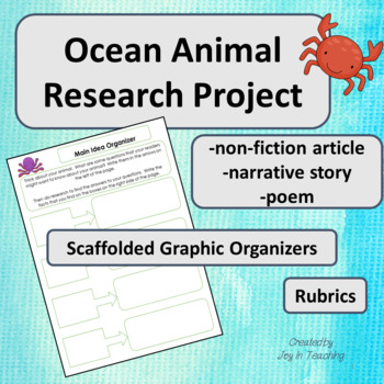 Ocean Animal Research Project: Informational Article, Narrative, Poem