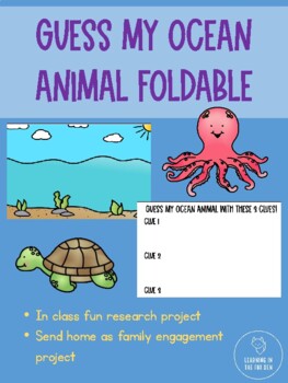 Preview of Ocean Animal Research or Family Engagement Activity