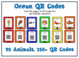 Ocean Animal Research w QR Codes - 23 Pack