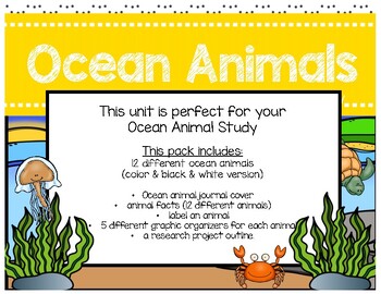 Preview of Ocean Animal Study