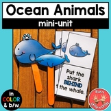 Ocean Animal thematic mini-unit - Preschool, Kindergarten,