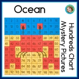 Ocean Animals 100s Chart Math Numbered and Blank 100 Chart