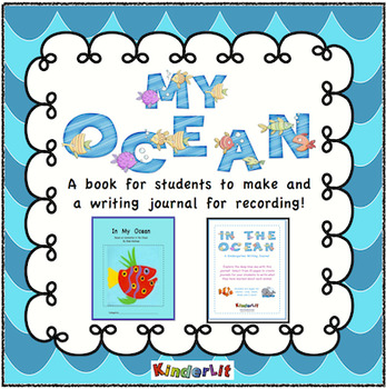 Preview of Ocean Animals - A Collage Book and Writing Journal