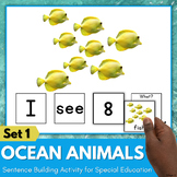 Ocean Animals Activity Special Education Building Sentence