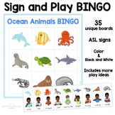 Ocean Animal Bingo Game | 35 Ocean Animal Bingo Cards with