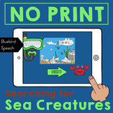Ocean Animals Boom Cards™ Interactive Vocabulary Book with
