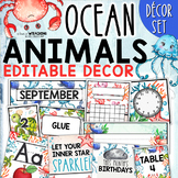 Ocean Animals Classroom Décor | Ocean Theme Classroom | Un