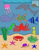 Ocean Animals Clip Art Set {Personal & Commercial Use}