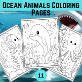 Ocean Animals Coloring Pages| Under the Sea | Science & Ar