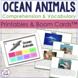 Ocean Animals Comprehension and Vocabulary Activities