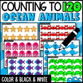 Ocean Themed Math Activities Counting to 120: Count Forwar