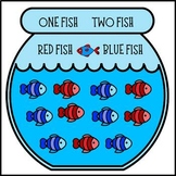 Read Across America Craft One Fish, Two Fish, Red Fish, Bl