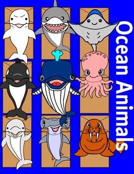 Preview of Ocean Animals Craft | Sea Animal Activity | Printable Paper Bag Puppets
