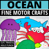 Easy Summer Ocean Animal Craft Templates Crab Jellyfish Sh