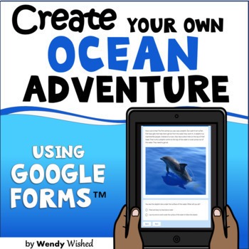 Preview of Ocean Habitat and Animals Virtual Field Trip to Create Your Own Adventure