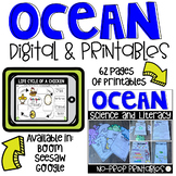 Ocean Animals Worksheets, Printables and Digital Unit | Sc